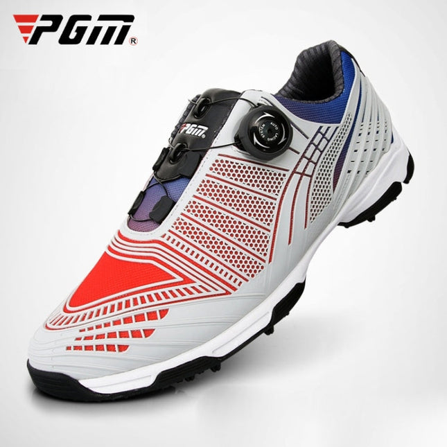PGM Golf Knob Buckle Lace Sneakers Outdoor Sport Non-slip Shoes for Men, 45
