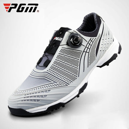 PGM Golf Knob Buckle Lace Sneakers Outdoor Sport Non-slip Shoes for Men, 45