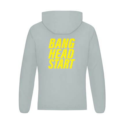 Soft Hooded Sports Jacket - Bang.Head.Start - blk/yel