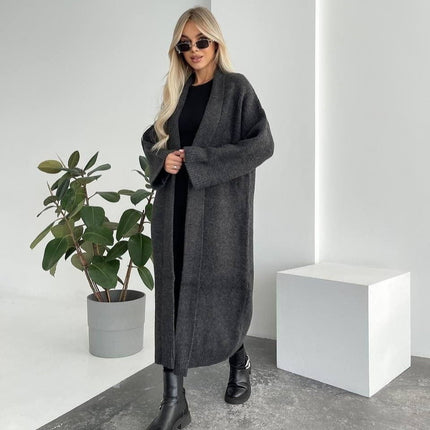 Autumn And Winter New Elegant Cardigan Sweater Coat For Women