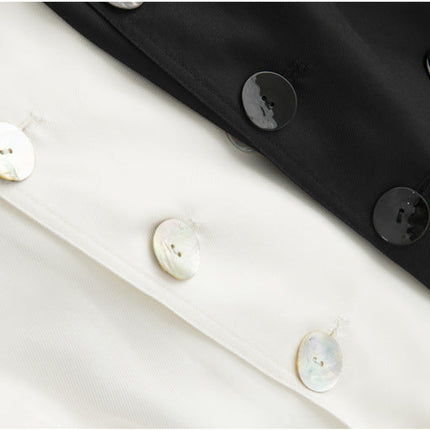 Women's Over-the-Knee Mid-Length Trench Coat with Silk Waist Belt - Elegant Winter Coat