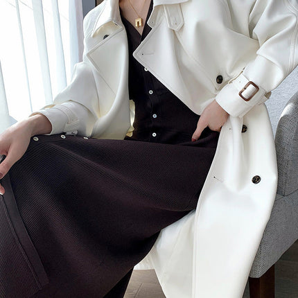 British Style Temperament Loose Coat Women