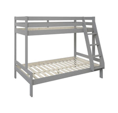 Noomi- Nora Triple Bunk Grey With Drawers/Mattresses