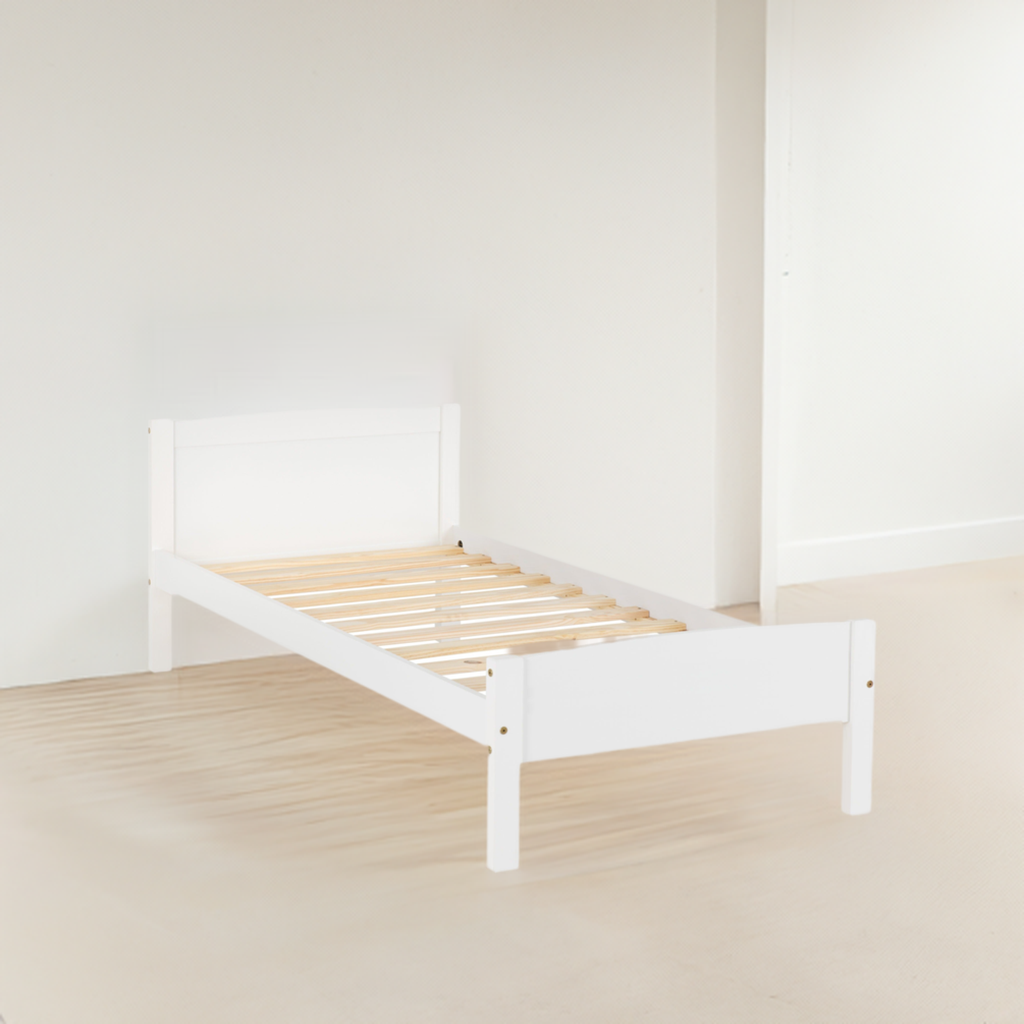 Amber  3' Bed Frame - White
