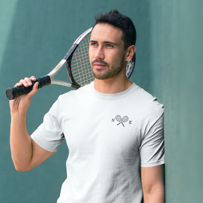 Personalised Personalised Unisex Tennis T-Shirt