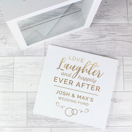 Personalised Happily Ever After Wedding Fund Box