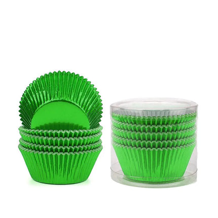 Simple Style Solid Color Composite Aluminum Foil Bakeware cake cups