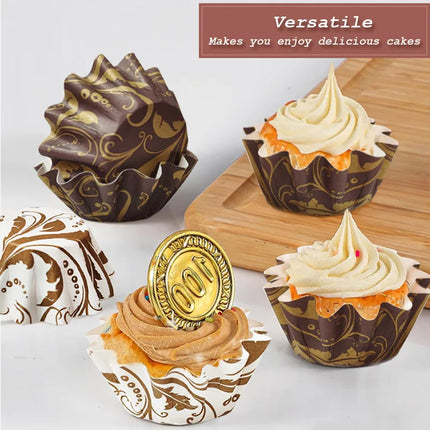 Simple Style Printing Coated paper Bakeware cake cups