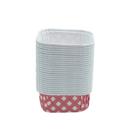 Simple Style Lattice Coated paper Bakeware Cake stand