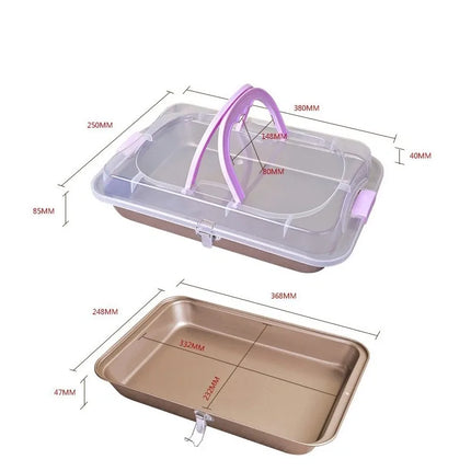 Casual Elegant Pastoral Solid Color carbon steel Bakeware 1 Set