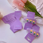 Solid Color Purple Hair Rope Card