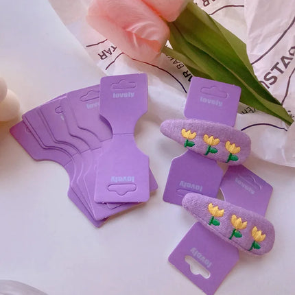 1 Piece Cloth Cute Simple Style Letter Plaid Bow Knot Paper Card