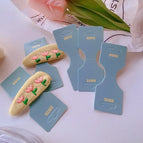 Solid Color Blue Hair Rope Card