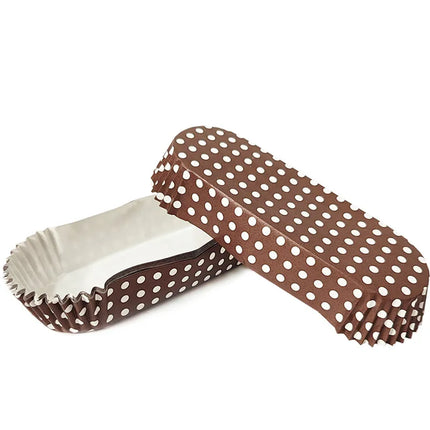 Simple Style Polka Dots Coated paper Bakeware cake cups