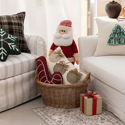 Christmas Snowflake Pillow Covers Living Room Sofa Bedding Decorative Cushion Cases Bedroom Headboard Pillows New Arrival