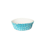 Blue Polka Dots round Coating Bread Tray