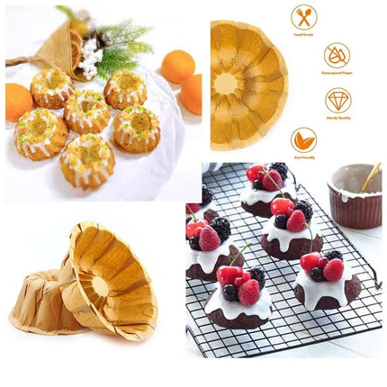 Simple Style Pumpkin Food Oil Paper Bakeware