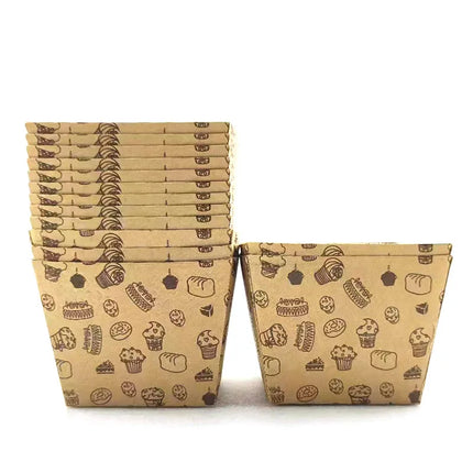 Simple Style Letter Cake Bow Knot Paper Bakeware Cake cup