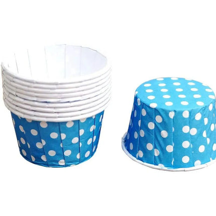 Simple Style Polka Dots Coated paper Bakeware cake cups