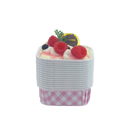 Simple Style Lattice Coated paper Bakeware Cake stand