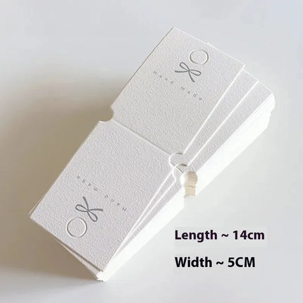 1 Piece Cloth Cute Simple Style Letter Plaid Bow Knot Paper Card