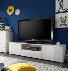 Onitas White High Gloss TV Cabinet S9