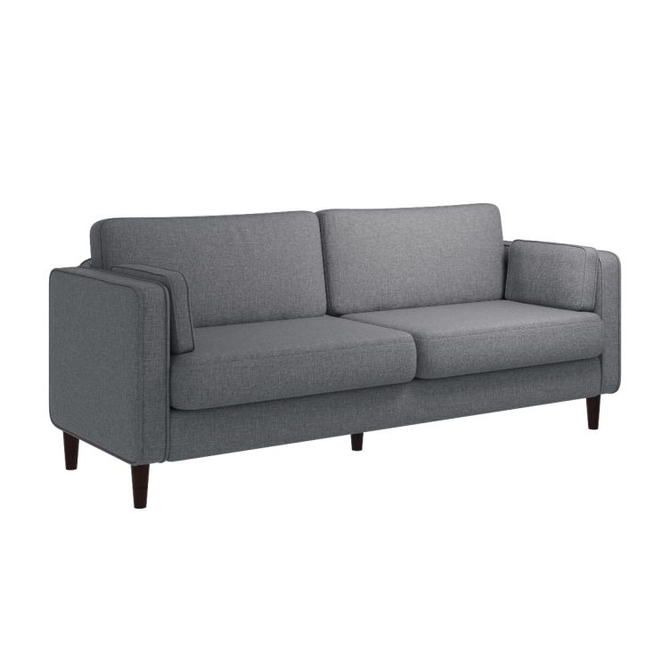 Snowdonia 3 Seater Cushion Back Light Grey Sofa