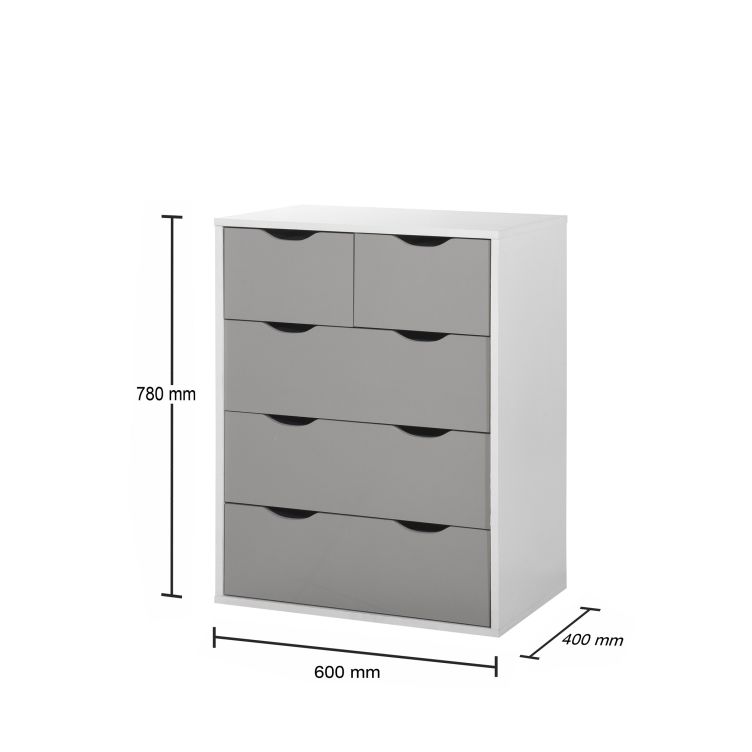 Alton 3+2 Drawer Chest