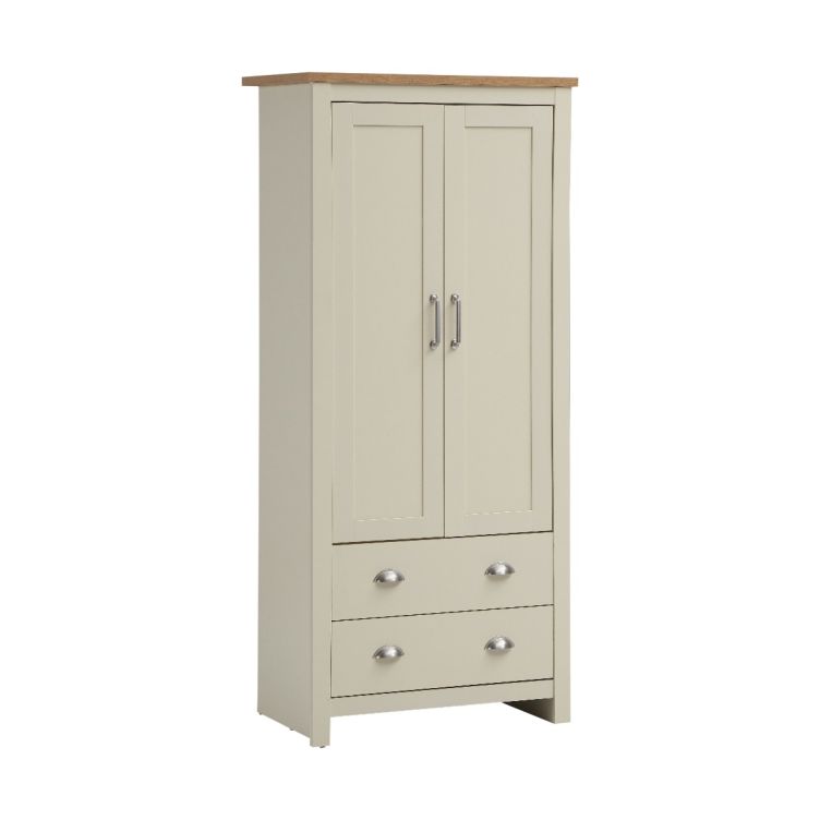 Lisbon 3 Piece Set (2 Door Wardrobe, 2+2 Chest, 2 Drw Bedside)