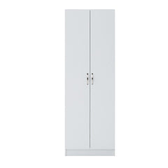 Essential 2 Door Wardrobe In White