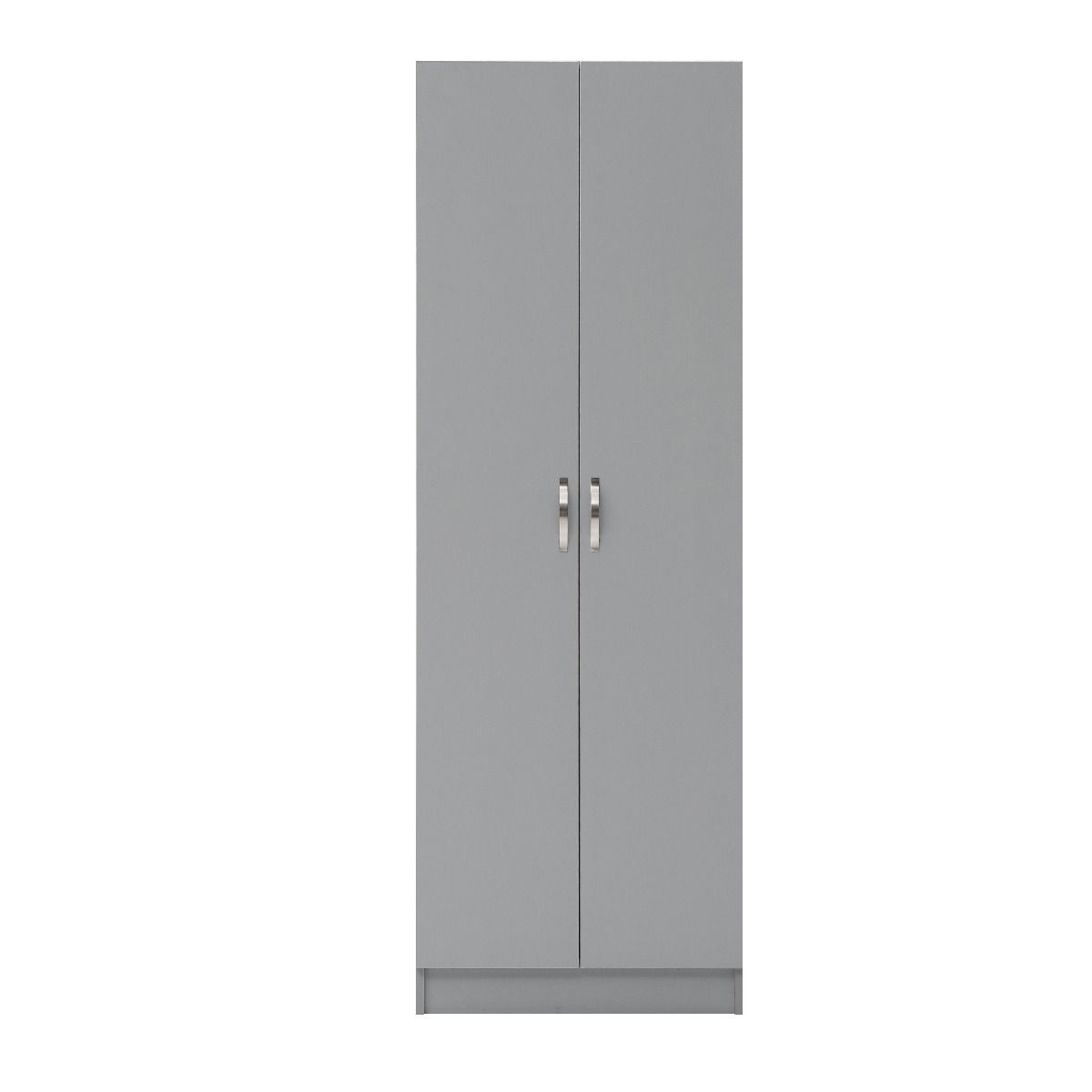 Essential 2 Door Wardrobe In Light Grey