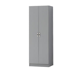 Essential 2 Door Wardrobe In Light Grey