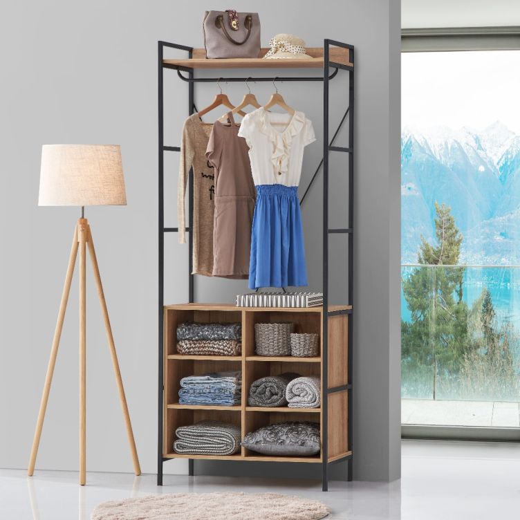 Claire 8 Shelf Open Wardrobe(Price to be confirmed)