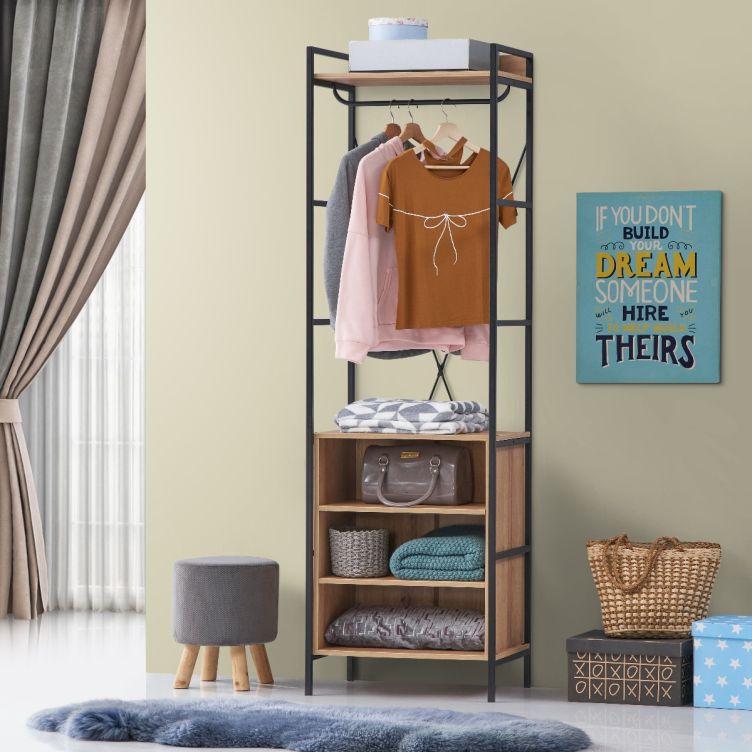 Claire 8 Shelf Open Wardrobe(Price to be confirmed)