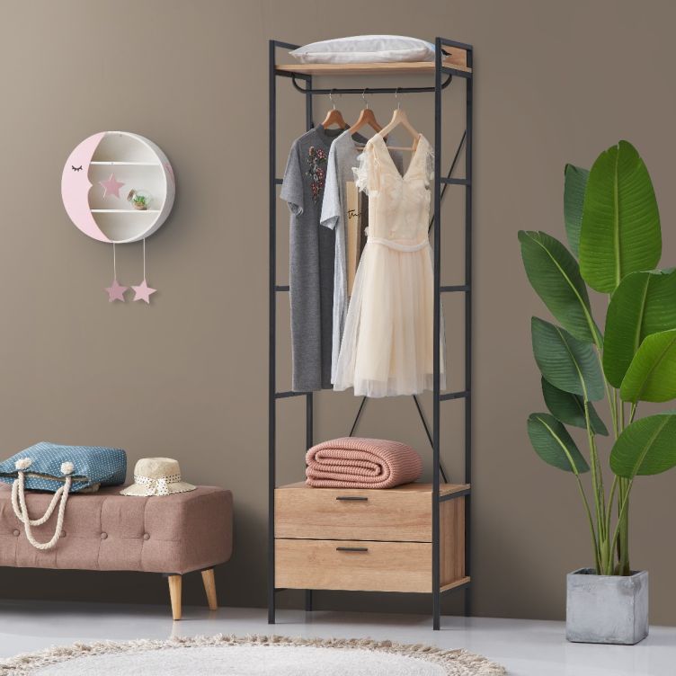 Claire 8 Shelf Open Wardrobe(Price to be confirmed)