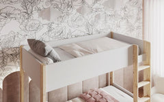 Tipo Bunk Bed With Trundle White