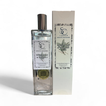 Wood Sage & Sea Salt Luxury Room Spray (Alcohol‑Free) – 100ml